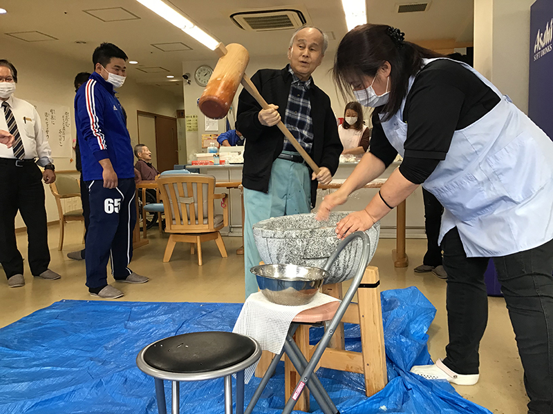 お餅つき大会